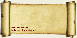 Una Rakić vizit kartica